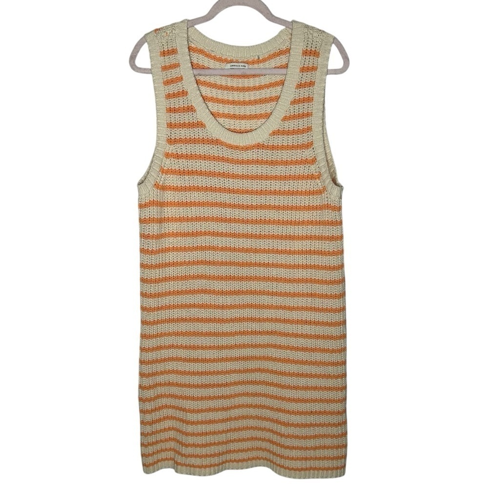 American Eagle Knit Striped Sleeveless Shift Dress